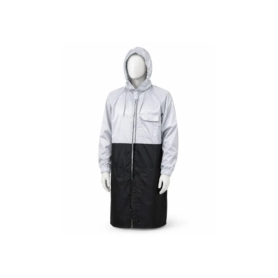 Mantil Lakirerski  98%  Poliester / Carbon 2%