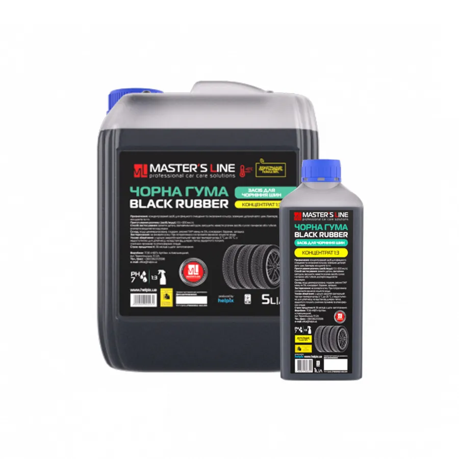 Master's Line Master’S Line Black Rubber Sredstvo Za Održavanje Guma 1:3