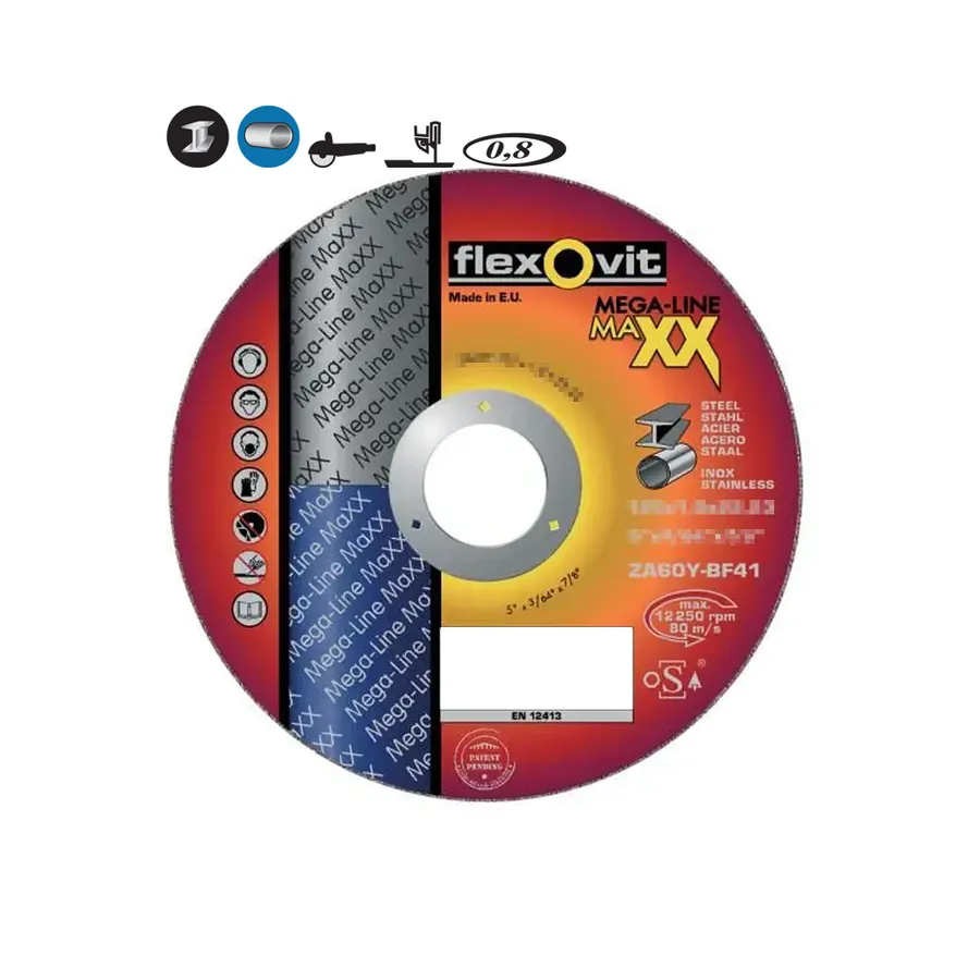 Flexovit Rezna Ploča 125 x 0.8 x 22.23mm Mega-Line Maxx