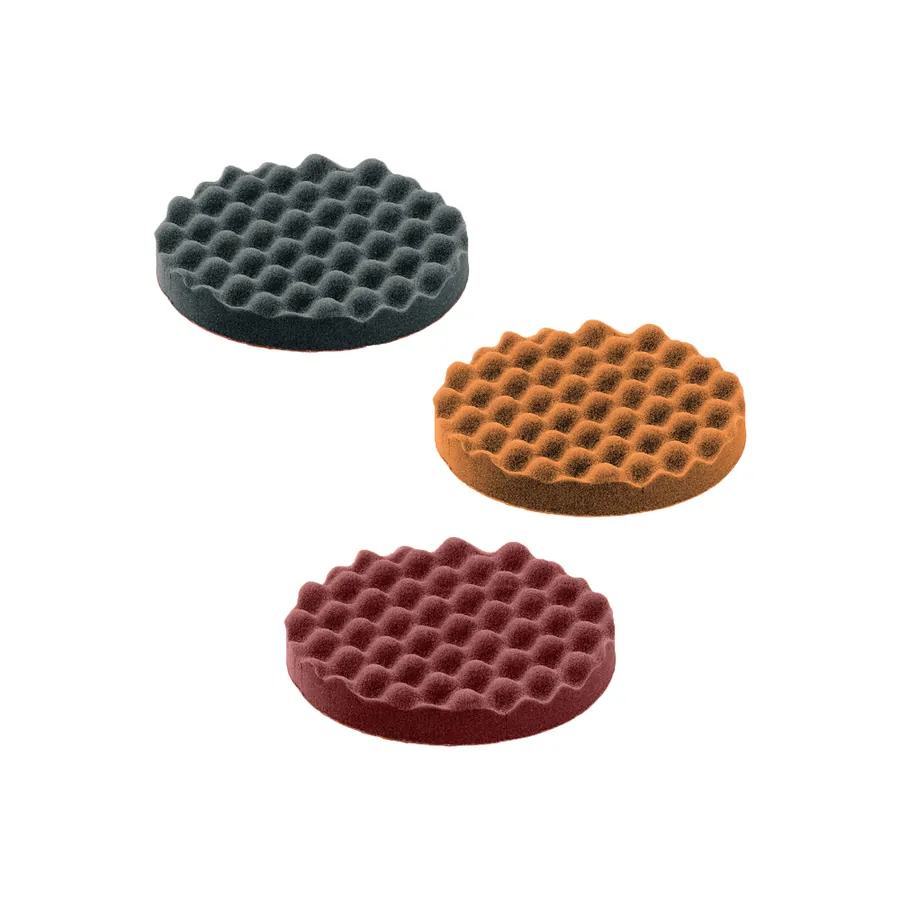 Rubber&Plastic Sunđer Za Poliranje (Profilisani) Bordo, Oranž, Crni 200mm