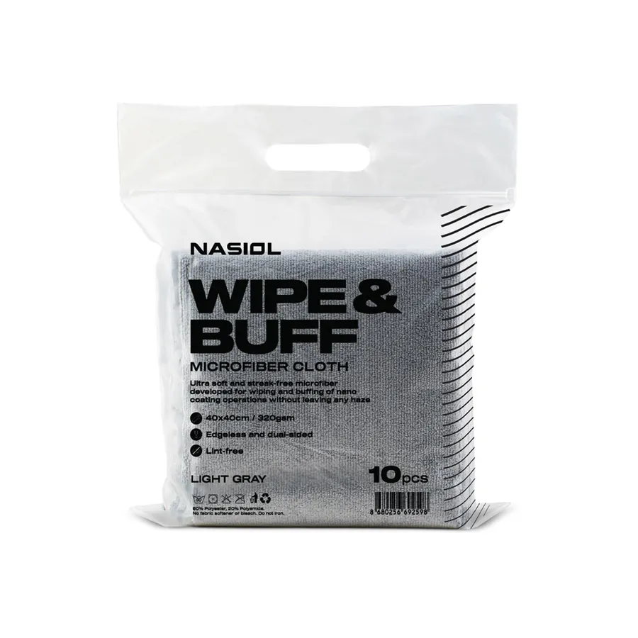 Nasiol Wipe & Buff - Mikrofiber Krpa